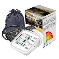Stylishbuy Home Use Upper Arm Blood Pressure Monitor with USB Jack, Battery Operated Digital Automatic Blood Pressure Monitor with English Voice Broadcasting