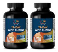 Immune System Support - 15 Day Super Cleanse 1180MG - antioxidant Supplement - 2 Bottle (60 Capsules)