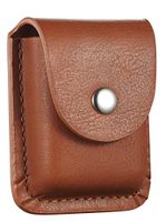 Top Grain Genuine Leather Belt Loop Lighter Pouch/Case (fits"Z" lighters) (Brown)