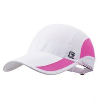 GADIEMKENSD Quick Dry Sports Hat Lightweight Breathable Soft Outdoor Run Cap (Classic Upgrade, White)