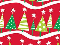 Holiday Modern - Christmas Tree Rock 24"x100' Gift Wrap Cutter Box (1 roll) - Wraps -M4248CB
