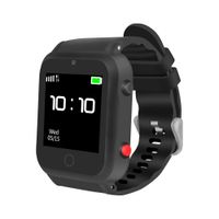 BLACK S88 ZGPAX Kid Smart Watch GPS Camera Support SOS Anti Falling Alarm Locate Remote for Old Man Kid Gift