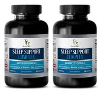 Brain and Memory Support - Sleep Support Complex 952Mg - Advanced Formula - Natural Brain Booster - 2 Bottles (120 Capsules)