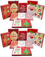 Set of 20 Black Duck Brand Christmas Holiday Gift Boxes in 3 Different Sizes (2 - Robe, 3 - Shirt - 5 Lingerie) (20)