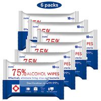 Flushable Wipes(6 Packs, 60 Pcs), Large Wet Wipes(8"x6"), Soft Cleaning Wipes for All-Purpose Cleaning, Hand Wipes Bulk