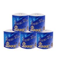 XEDUO 10 Roll Hollow Replacement Roll Paper Print Interesting Toilet Paper Table Kitchen Paper