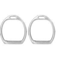 HEEPDD Children Stirrups for Saddle Safety Lightweight Stirrup Hand-Polished Aluminum Die Casting Kid Horse Saddle Iron
