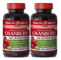Cranberry Capsules for Women - Concentrated Cranberry 50: 1 - Help Control Weight (2 Bottles)