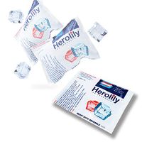HEROLILY Reusable (HDR) Heat & Ice Sheets Packs, Extreme Freeze Cooler, for Food Hiking Camping Outdoor, 5.1" x 3.8" Inch 4 Ply Re-freezable Non Toxic Leakproof Refrigerant Pack - 50 Sheet