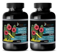 Weight Loss Without Working Out - HOODIA GORDONII 2000 MG - Promotes Weight Loss - hoodia Bulk Supplements - 2 Bottles 120 Tablets