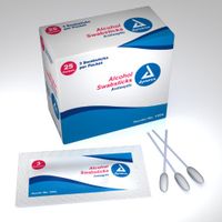 10680064 PT# 1204- Alcohol Swabstick 3's 25/Bx by, Dynarex Corporation -10680064