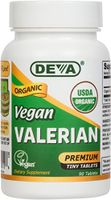 Deva Vegan Vitamins Valerian Organic Tabs, 90 Count