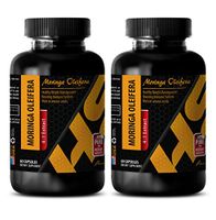 Fat Burner Pills - Moringa OLEIFERA 4:1 Extract - Moringa oleifera Leaf Extract - 2 Bottle 120 Capsules