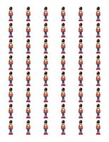 tkcutecandies123 48 Christmas Nutcracker Envelope Seals Labels Stickers 1.2" Round