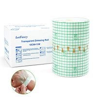 Transparent Tattoo Bandage Roll, 4"x 12 Yards, Lotfancy Transparent Film Dressing Waterproof Protective Tattoo Aftercare Tape for Second Skin Healing Antibacterial for Tattoo Supplies and Scar Therapy