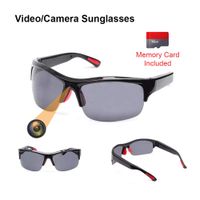 Sunglasses Camera 1080P Spy Video Glasses Anti Glare & UV Protection Eyewear for Sports,Riding,Fishing,Motorcycle (Black)