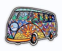 Bus Embroidered Patch 7.6cmx5.6cm