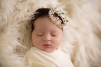 "Ivy" Mini Rhinestone Crown, Newborn Photography Prop, Toddler/Child Flower Girl Princess Tiara