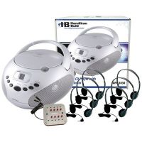 Hamilton Buhl Basic CD/Am-FM Listening Center, 6 Stations, Carry Box