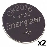 [ Pack of 2 ] Energizer Cr2016 3v Lithium Coin Cell Battery Dl2016 Ecr2016 CR 2016