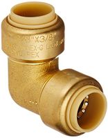 Mueller 631-002 DZR Lead-Free Brass 90-Degree Elbow, 3/8-Inch
