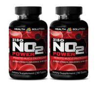 Energy Boost Mood Enhance - Premium Natural Nitric Oxide 3150MG - Nitric Oxide l arginine - 2 Bottle (180 Capsules)