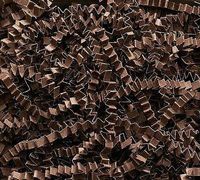 Risalana U Choose Size! Dark Choc Brown Gift Basket Shred Crinkle Paper Filler Bedding (12 Oz Bag)