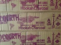 Big Cubes CocoUrth Coals Hookah Lounge Case Hookah Natural Coconut Charcoal 640 Pieces Big Cube Nara 10 Kilo Shisha Coal