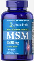 Puritan's Pride MSM 1500 mg-120 Caplets