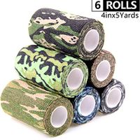 AUPCON Cohesive Bandages Self Adhesive Bandage Vet Wrap Bulk Self Adherent Wrap Non-Woven for Pets Animals & Ankle Sprains & Swelling Supply, FDA Approved 4 Inches x 5 Yards