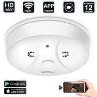 WIFI Hidden Camera Smoke Detector,DigiHero Wireless Smoke Detector Camera,Security IP Camera, Nanny Cam with Live Viewing,Motion Activated on IOS/Android Smartphones/Tablets - A
