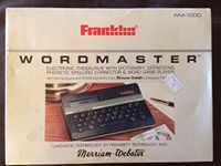 Franklin Computer Wordmaster -- Electronic Thesaurus, Spelling Corrector & Word Game Player -- WM-1000