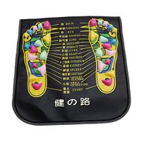 guohanfsh Reflexology Walk Stone Foot Leg Pain Relief Massager Mat Health Care Acupoint Acupressure Pad