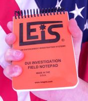 Driving Under the Influence Field Notepad