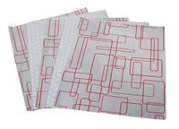 Durable Packaging Foil Sheets,13" x 10.5", Red (Pack of 2500)