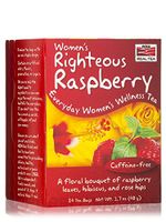 Women's Righteous Raspberry Tea Now Foods 24 Bag