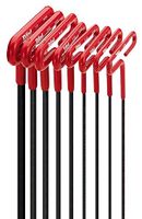EKLIND 53168 Cushion Grip Hex T-Key allen wrench - 8pc set SAE Inch Sizes 3/32-1/4 (6In shaft)