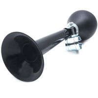 AUTUT Bike Bugle Horn Retro Clown Horn Metal Air Horn with Squeeze Bulb for Bicycle Golf Cart, Black