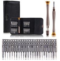 25 in 1 Precision Screwdrivers Set Repair Opening Tool Kit Torx Screwdriver with Portable Bag for Smart Phone, PC, Laptop, Tablet, iPad, MacBook, Game Console and Other Electronics Devices