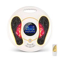 EMS Foot Circulation Device- Foot & Leg Massager Stimulator-Reducing Legs, Feet Aches and Pains with Increased Circulation