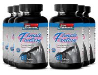 Sex Drive and Endurance Booster - Female Fantasy 742mg - to Improve Women's Sexual Desire, Overall Satisfaction, Increases Sexual Flame (6 Bottles 414 Tablets)