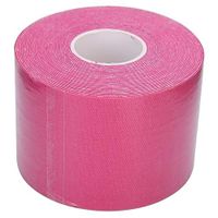 HuntGold Kinesiology Tape, 5M*5CM Athletic Muscle & Joint Support Sport Physio Therapeutic Tape Standard Roll Foot Roll-Pink