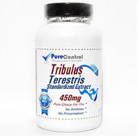 Tribulus Terestris Standardized Extract 450mg Saponins 40% // 90 Capsules // Pure // by PureControl Supplements