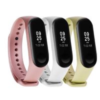 Tkasing Band for Xiaomi 3/Xiaomi 4 Smartwatch Wristbands Replacement Accessaries Straps Bracelets for Mi3/Mi4 (Not for Mi1/2) (Rose Gold/Silver/Champagne Gold)