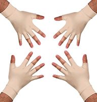 Medipaq Anti-Arthritis Health Therapy Gloves 2X Pairs Large Cream