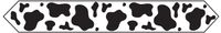 Printed Cow Print Table Runner Party Accessory (1 count) (1/Pkg)