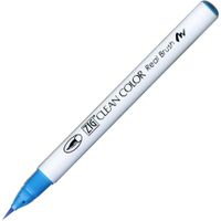 Kuretake ZIG Clean Color Real Brush Pen, Cobalt Blue Ink