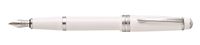 Cross Bailey Light Polished White Resin Fountain Pen with Medium Nib