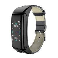 Von Delaine Bluetooth Wireless Headset Microphones and Smart Watch Combo Earphone Listen Music Answer Call Headphone Sport Fitness Tracker Wristband Oxygen Heart Rate Blood Pressure Monitor (Black)