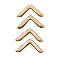 50pcs Scrapbooking Photo Mounting Corners Book Albums Menus Notebook Folder File Corner Protectors(C103)